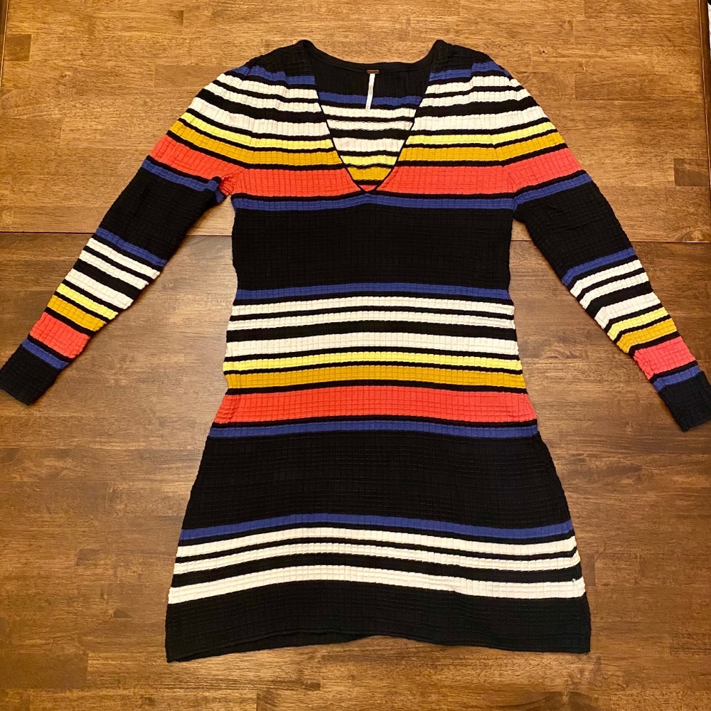 Free People multicolored Sweater Dress